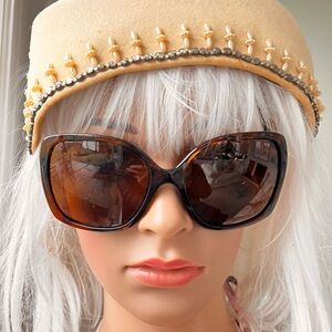 Vintage Brown Hat Classic Accessory